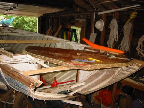 Herreshoff 12 1/2 with transom removed